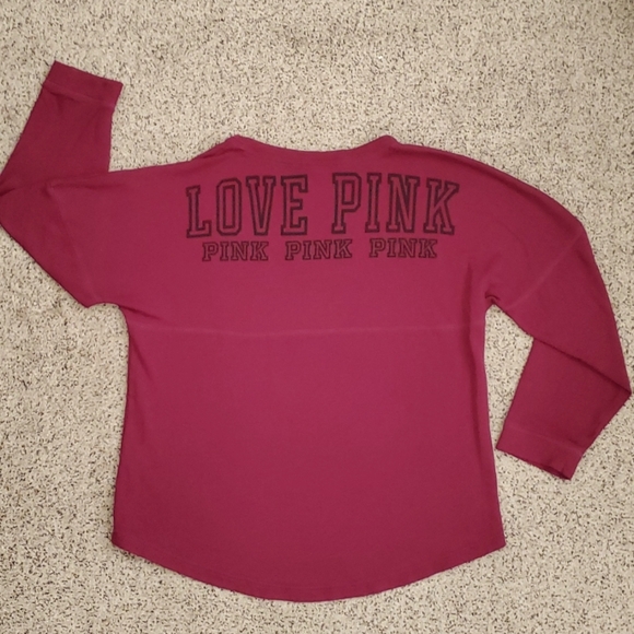 PINK Victoria's Secret Pullover Oversized Logo  Sweatshirt - Picture 3 of 3